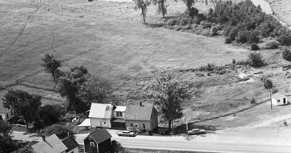 Vintage Aerial photo from 1966 in Orleans County, VT