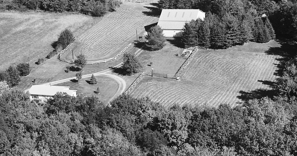 Vintage Aerial photo from 1980 in Licking County, OH
