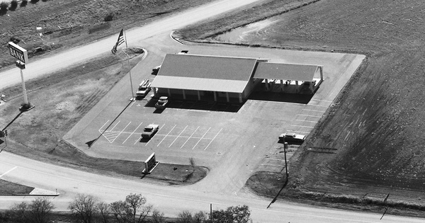 Vintage Aerial photo from 1984 in Hays County, TX