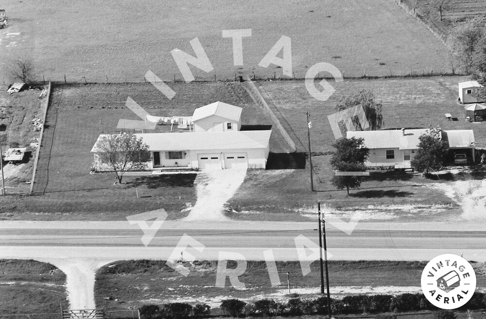 Vintage Aerial Texas Collin County 1984 84ICLL8