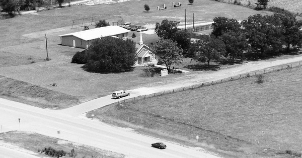Vintage Aerial photo from 1991 in Burleson County, TX