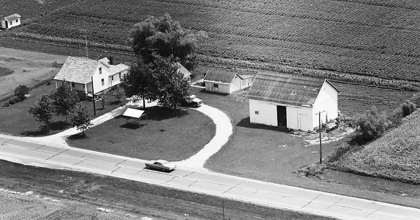 Vintage Aerial photo from 1967 in Ottawa County, OH