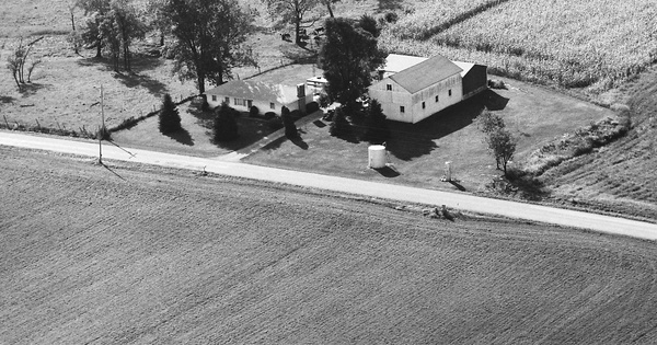 Vintage Aerial photo from 1983 in Wayne County, OH