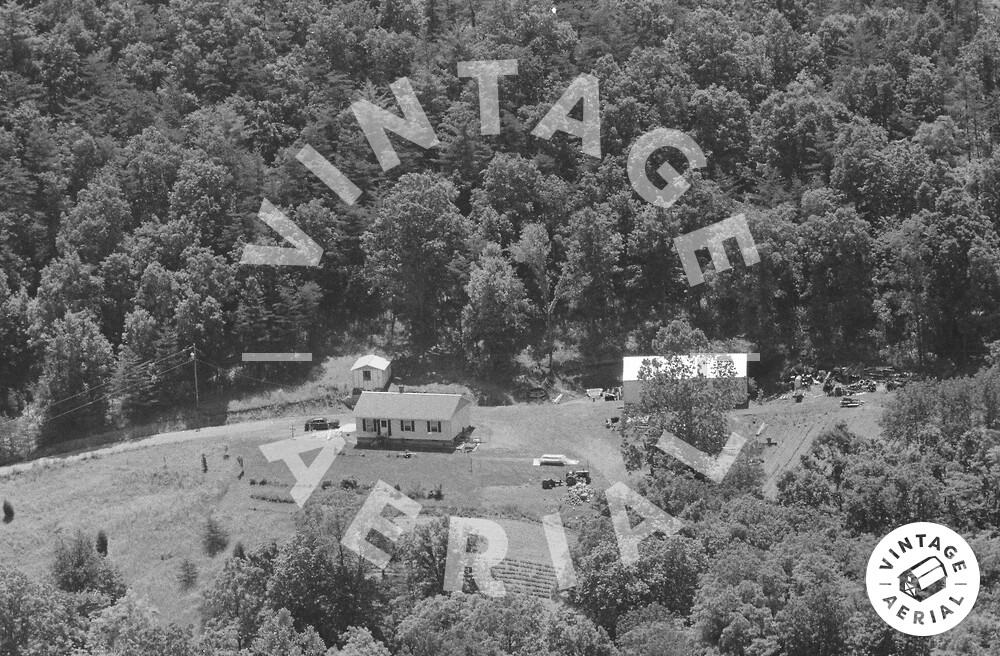 Vintage Aerial West Virginia Pendleton County 1987 12HPE6