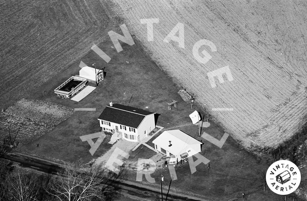 Vintage Aerial Ohio Belmont County 1982 59TBE22