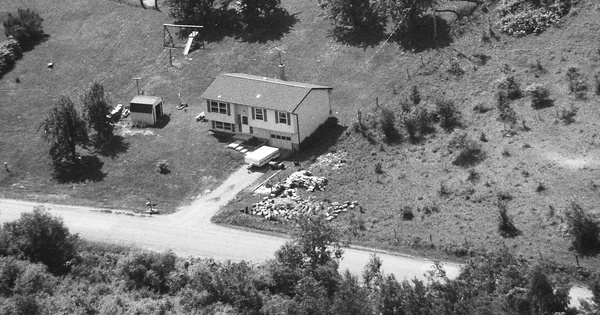 Vintage Aerial photo from 1990 in Genesee County, NY