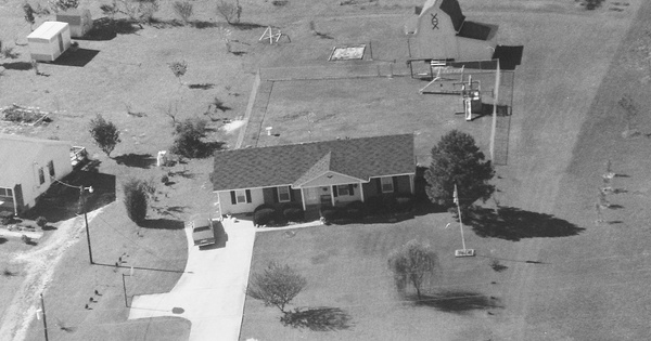 Vintage Aerial photo from 1995 in Wake County, NC