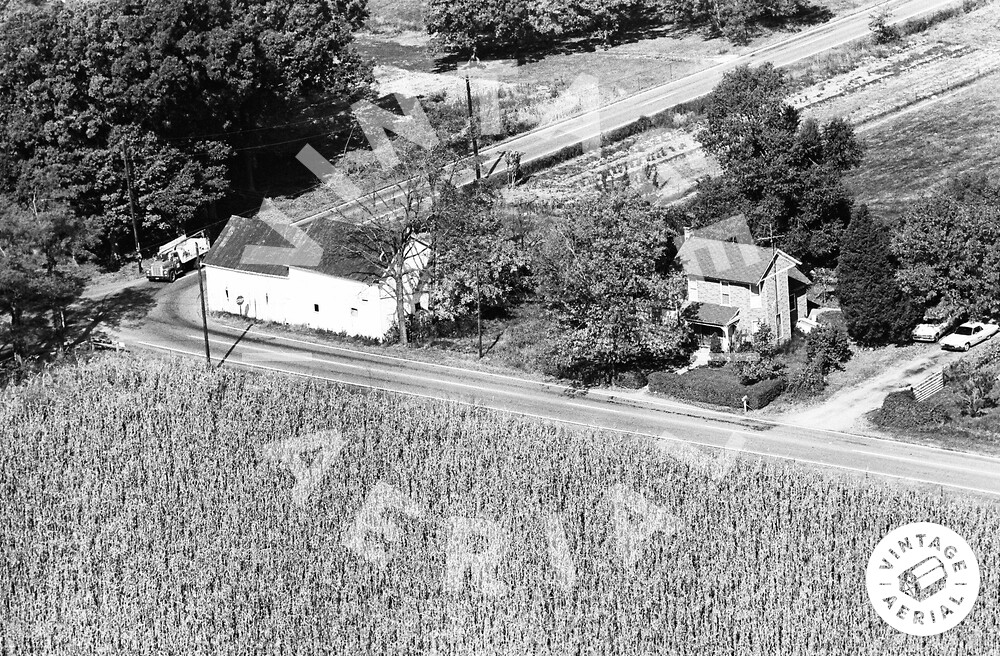 Vintage Aerial Ohio Greene County 1964 4SGR27