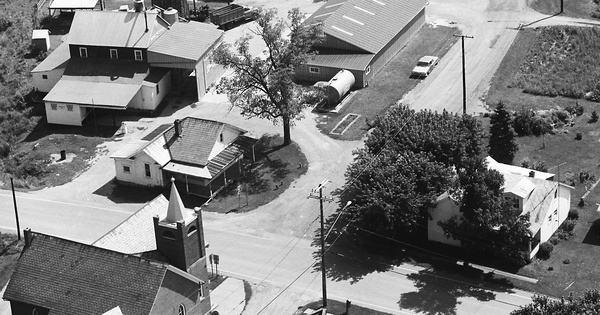 Vintage Aerial photo from 1972 in Muskingum County, OH