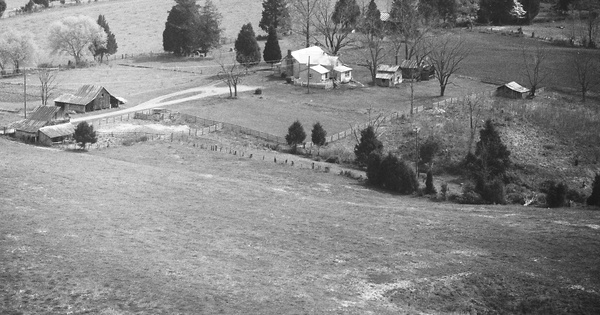 Vintage Aerial photo from 1991 in Campbell County, VA