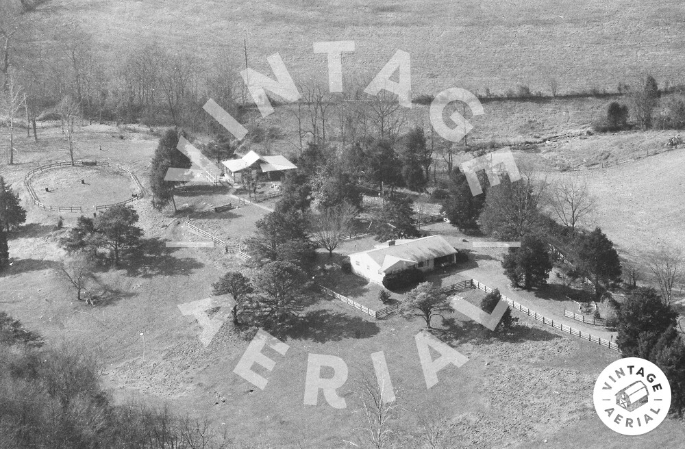 Vintage Aerial Virginia Rockbridge County 1984 14DRB2