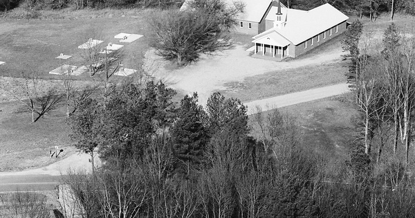 Vintage Aerial photo from 1983 in Madison County, GA