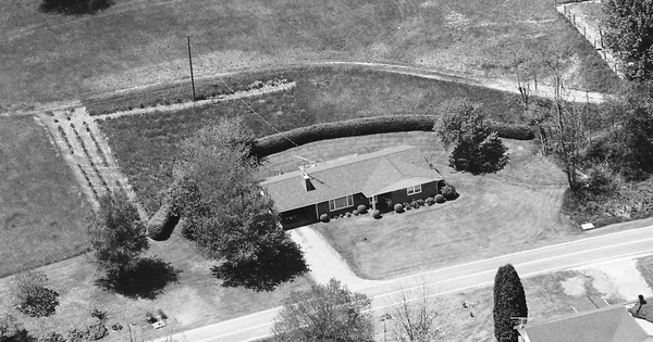 Vintage Aerial photo from 1991 in Alleghany County, NC