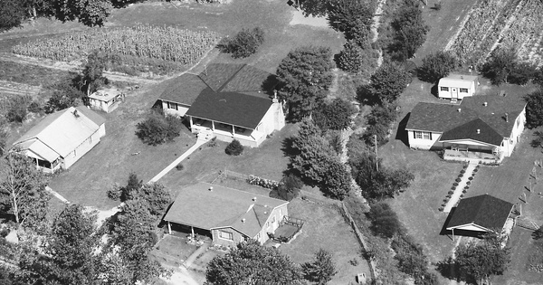 Vintage Aerial photo from 1987 in Wyoming County, WV