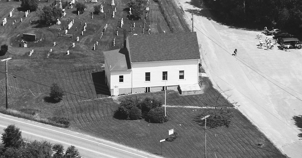 Vintage Aerial photo from 1995 in Lincoln County, ME