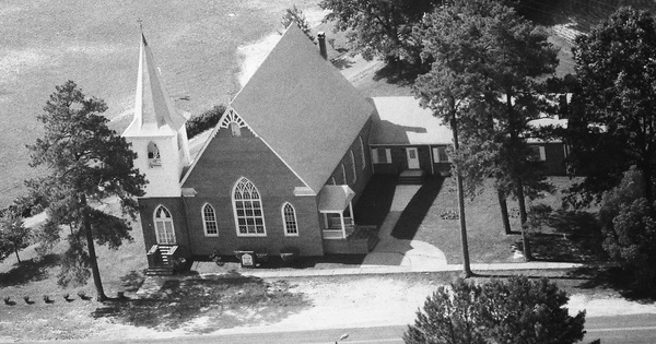 Vintage Aerial photo from 1990 in Caroline County, VA