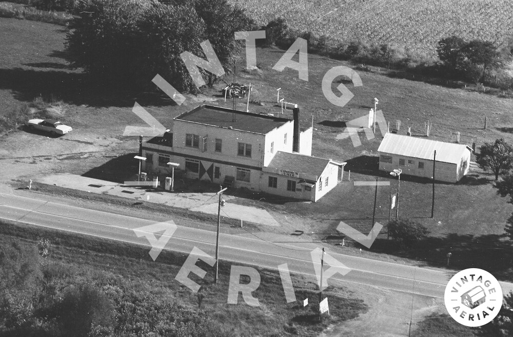 Vintage Aerial Illinois Saline County 1978 10XSA32