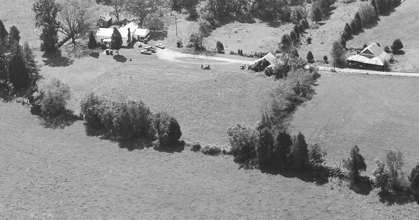 Vintage Aerial photo from 1985 in Campbell County, VA