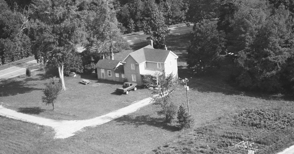Vintage Aerial photo from 1986 in Gloucester County, VA