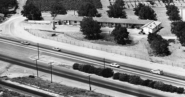 Vintage Aerial photo from 1965 in Stanislaus County, CA