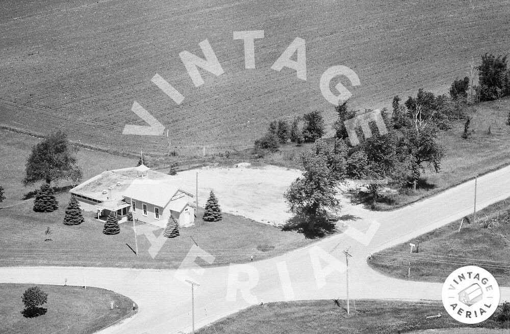 Vintage Aerial Wisconsin Walworth County 1979 8IWAL29