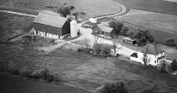 Vintage Aerial photo from 1978 in Washington County, WI