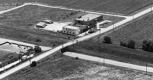 Vintage Aerial photo from 1973 in McHenry County, IL
