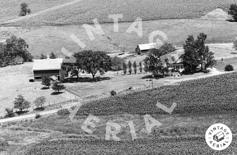 Vintage Aerial Illinois McDonough County 1970 48HMD30