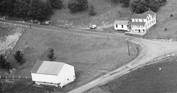 Vintage Aerial photo from 1969 in Bedford County, PA