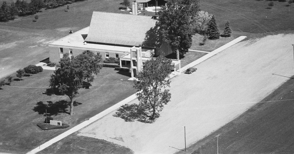 Vintage Aerial photo from 1985 in Minnehaha County, SD