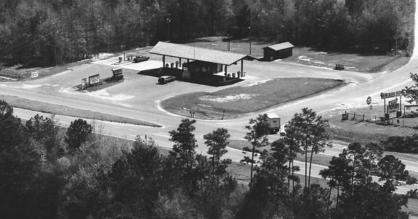 Vintage Aerial photo from 1984 in Gadsden County, FL