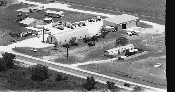 Vintage Aerial photo from 1985 in Jefferson County, TX