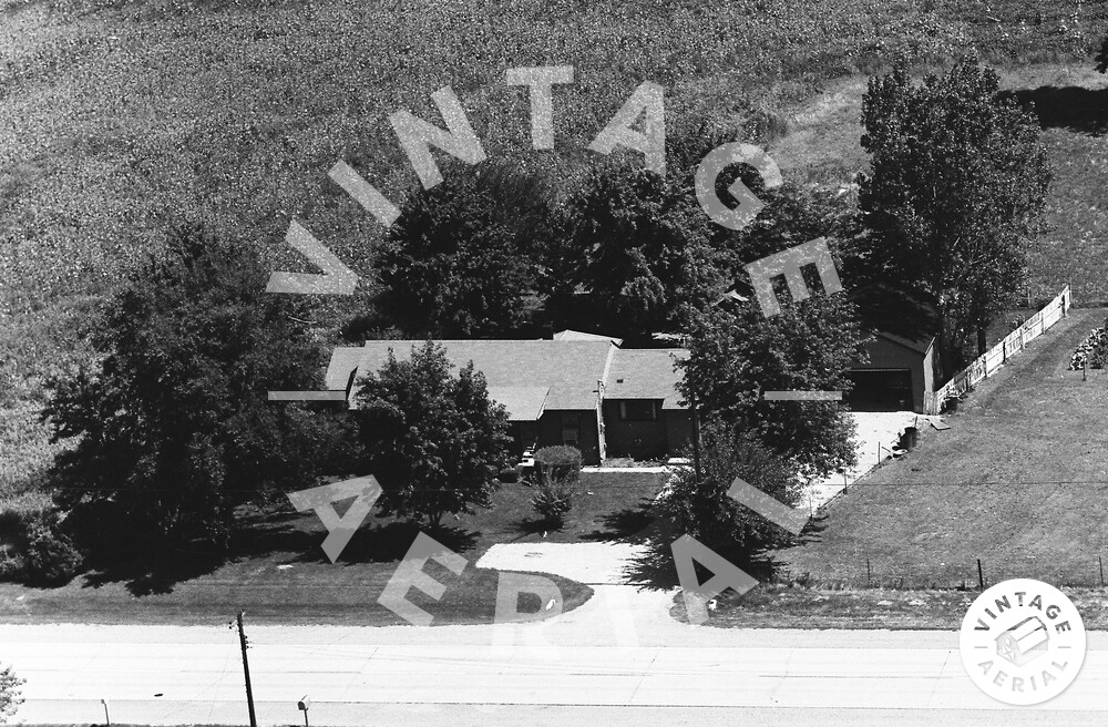 Vintage Aerial Indiana Clinton County 1973 74TCL6