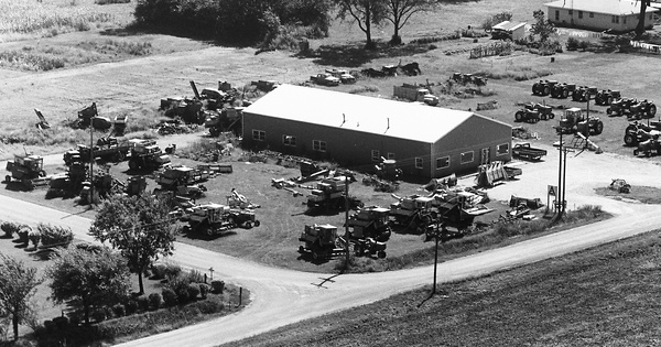 Vintage Aerial photo from 1971 in Iroquois County, IL