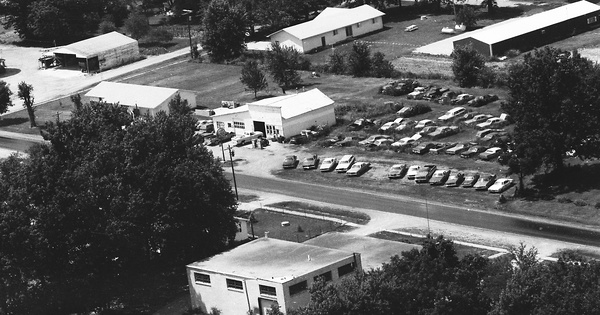 Vintage Aerial photo from 1983 in Clay County, IL