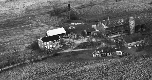Vintage Aerial photo from 1971 in Adams County, PA