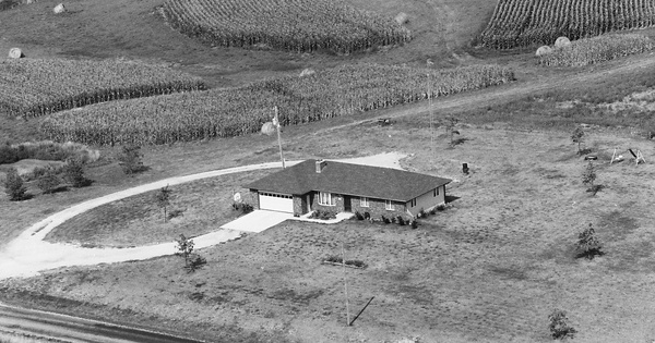 Vintage Aerial photo from 1984 in Grundy County, MO