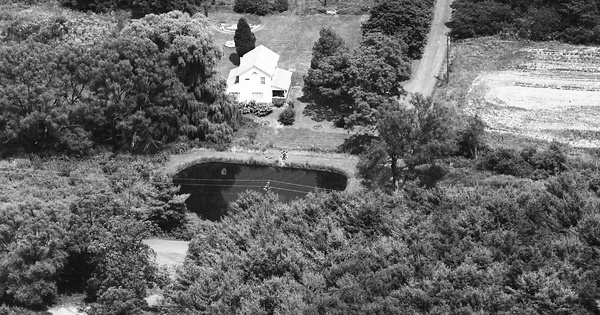 Vintage Aerial photo from 1983 in Columbia County, PA
