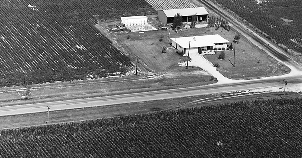 Vintage Aerial photo from 1972 in Shelby County, IL