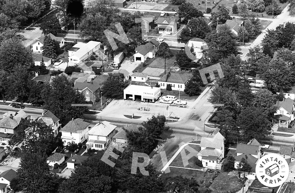 Vintage Aerial Indiana DeKalb County 1967 59EDKB36