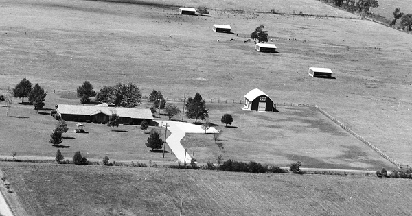 Vintage Aerial photo from 1982 in McDonald County, MO