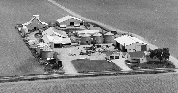 Vintage Aerial photo from 1977 in Monroe County, MO
