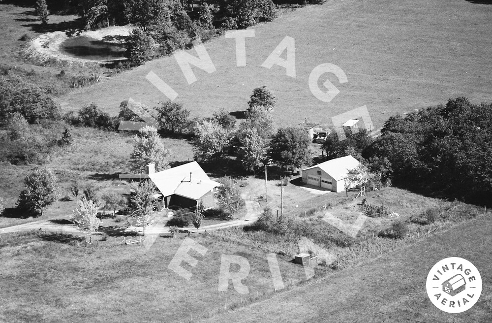 Vintage Aerial Missouri Laclede County 1986 16KLC23