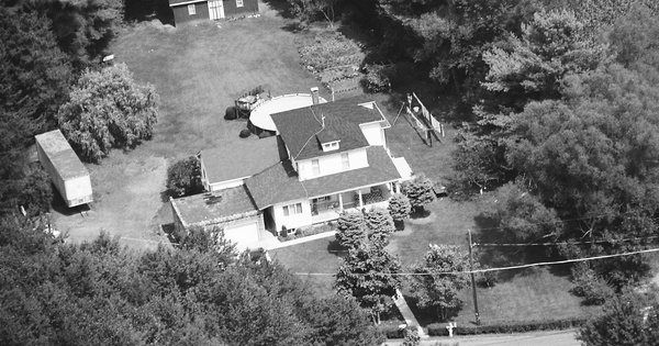 Vintage Aerial photo from 1989 in Schuylkill County, PA