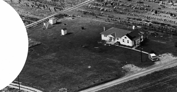 Vintage Aerial photo from 1963 in Lebanon County, PA