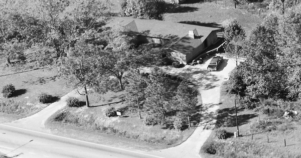 Vintage Aerial photo from 1984 in Evans County, GA