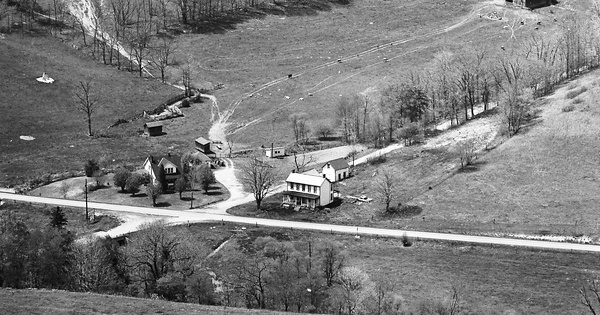 Vintage Aerial photo from 1968 in Washington County, PA