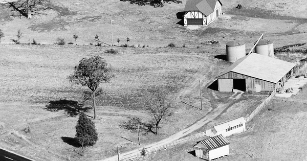 Vintage Aerial photo from 1983 in Macon County, IL