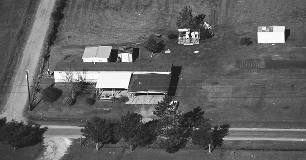 Vintage Aerial photo from 1989 in St. Landry Parish, LA