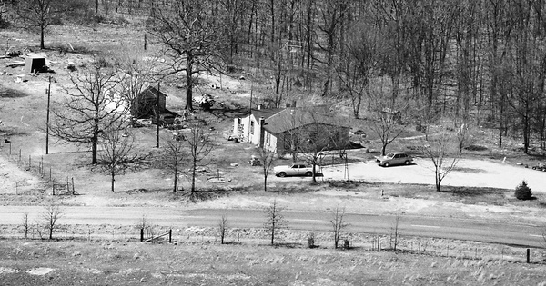 Vintage Aerial photo from 1988 in Crawford County, MO